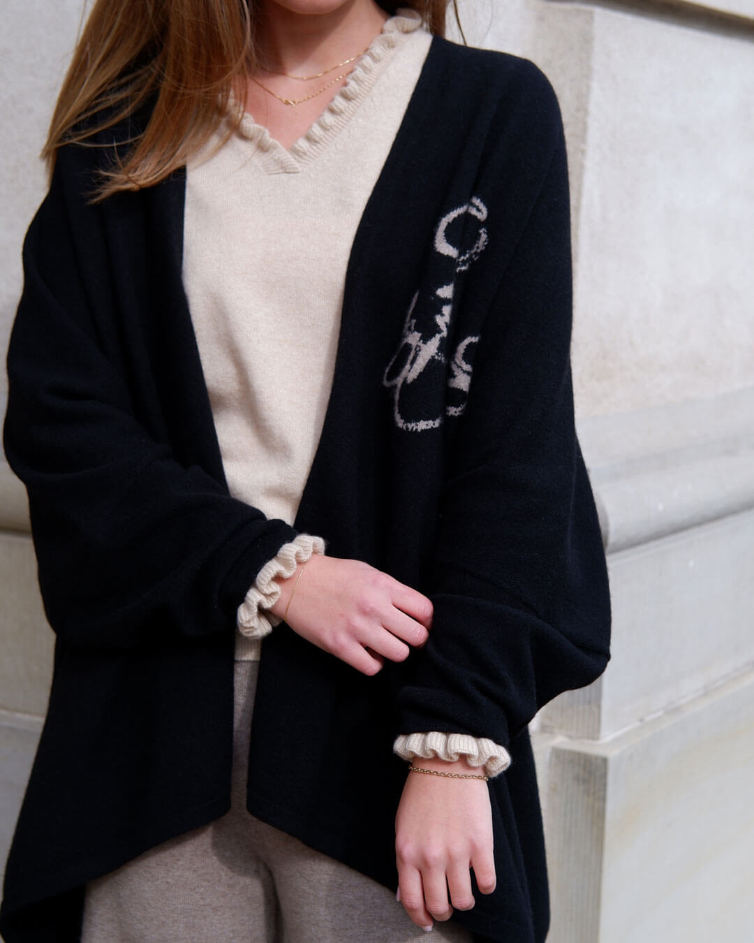 Anu Cashmere Wrap-Poncho