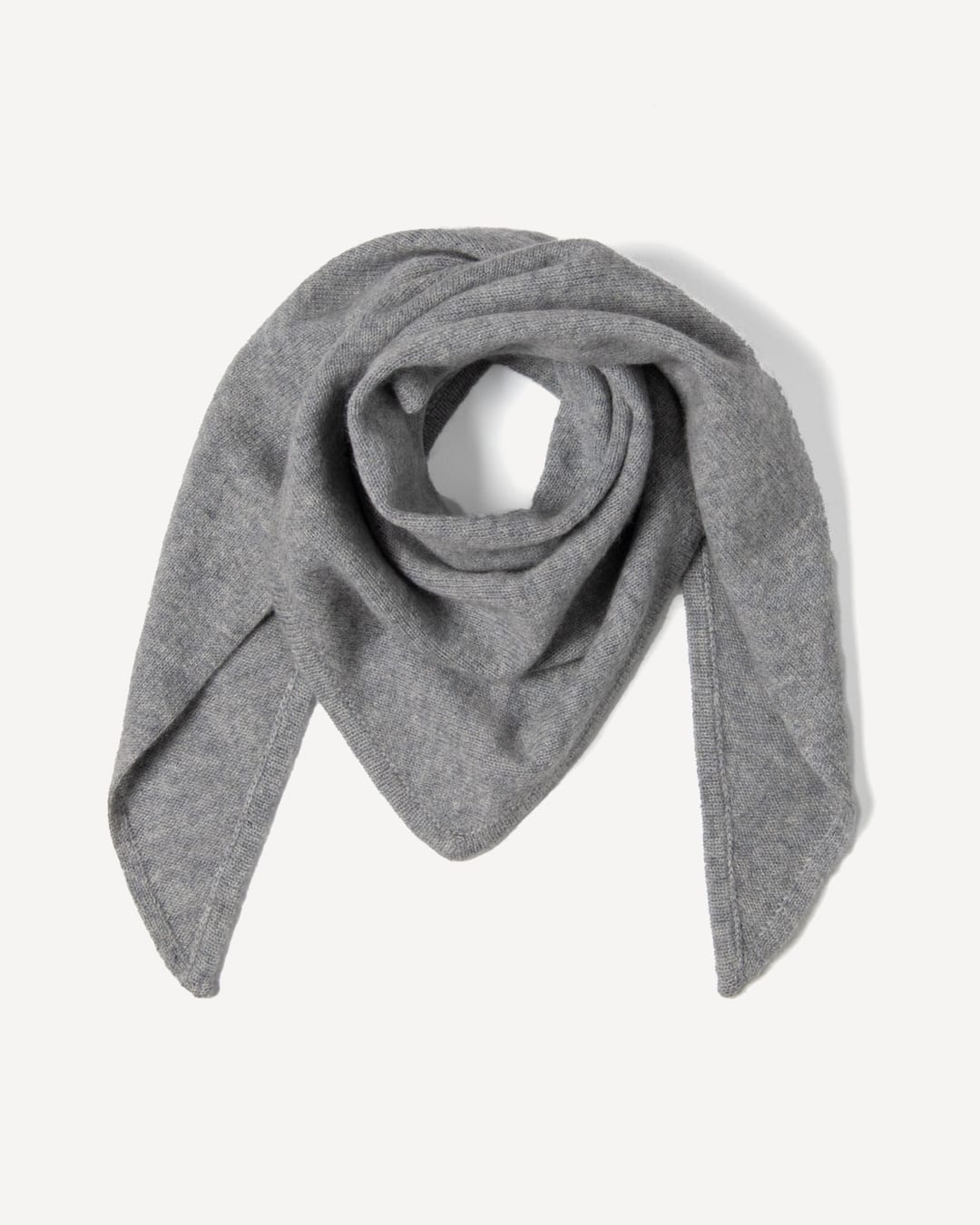 Nahia tørklæde i cashmere, farve Light grey, fotograferet liggende