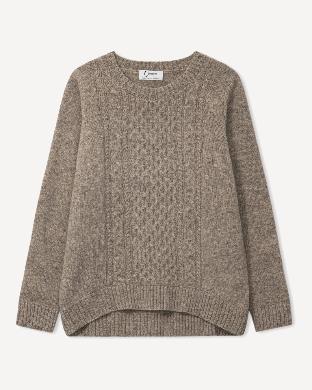 Naran bluse i yakuld, farve Natural platinum grey, fotograferet liggende