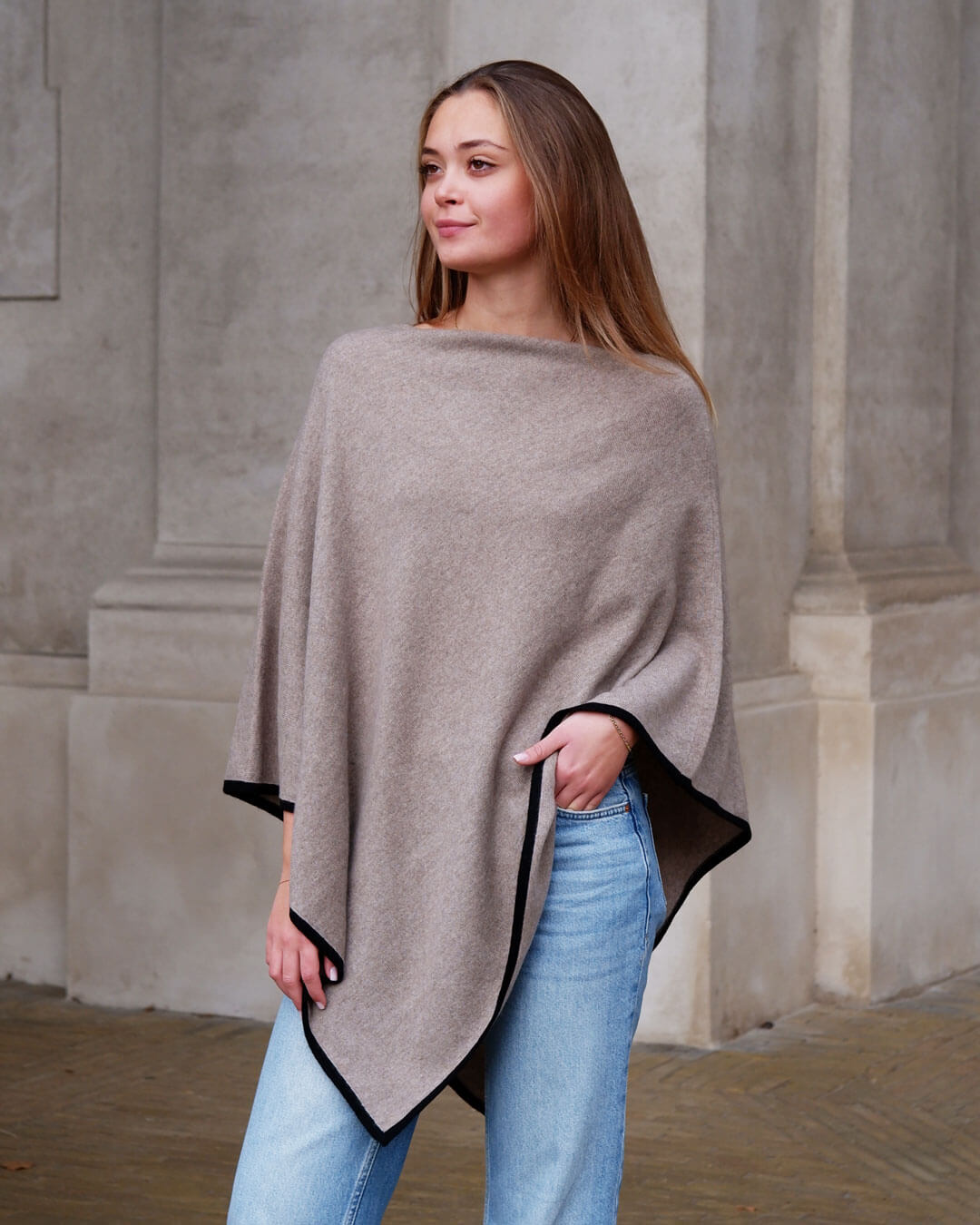 Sarnai Cashmere Poncho