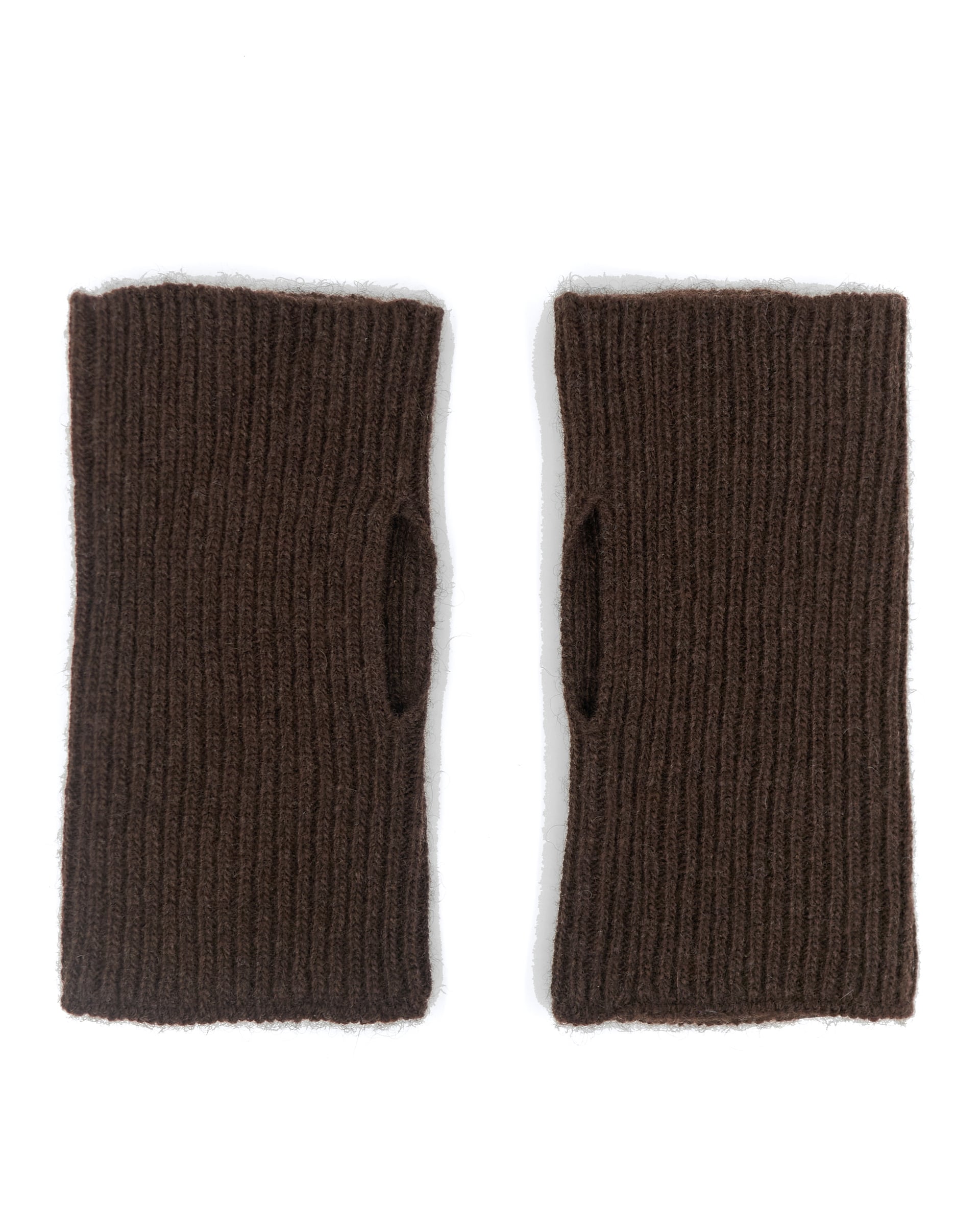 Yakuld håndledsvarmere i natural dark brown.