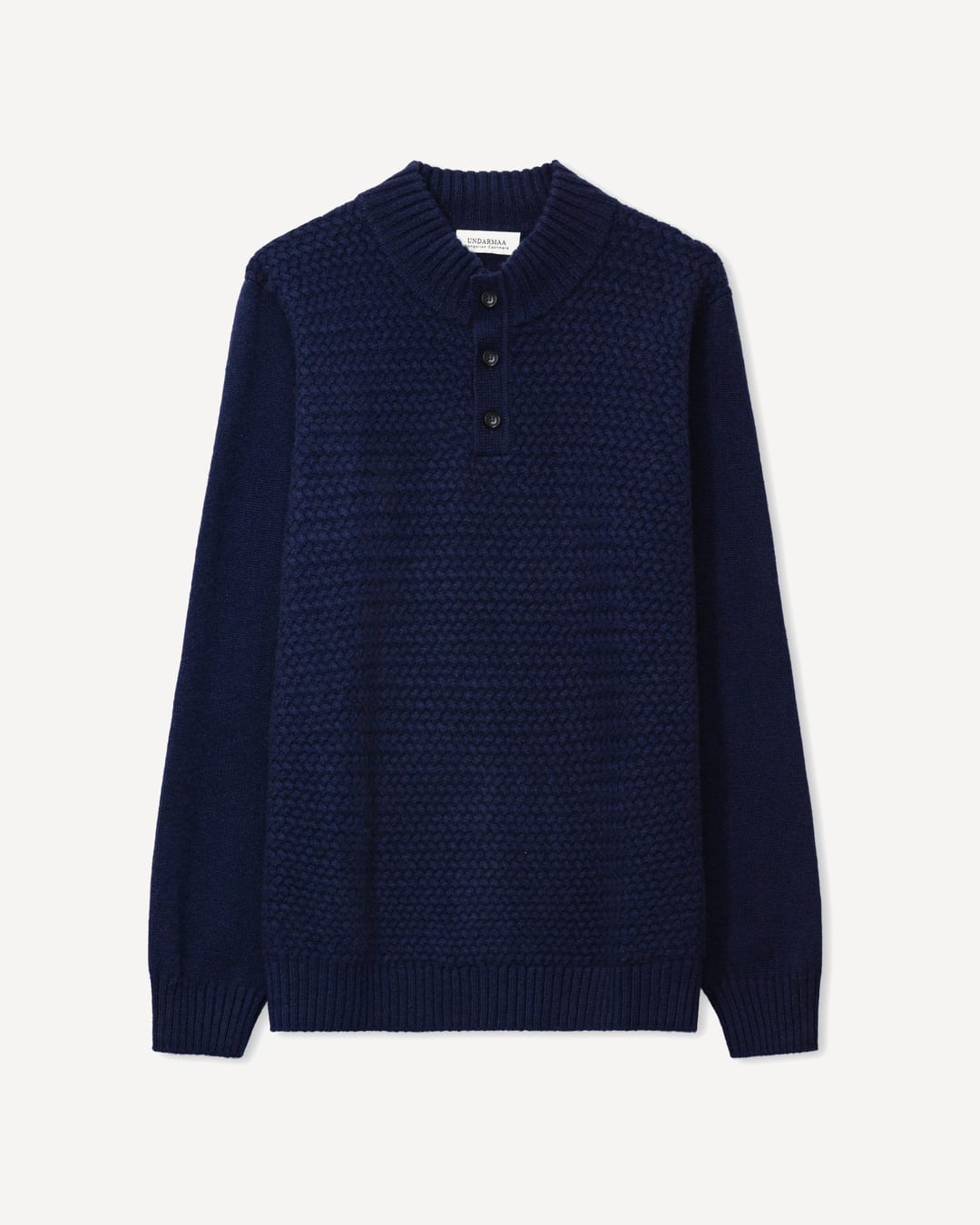 Tengri trøje i cashmere, farve Cobalt blue, fotograferet liggende