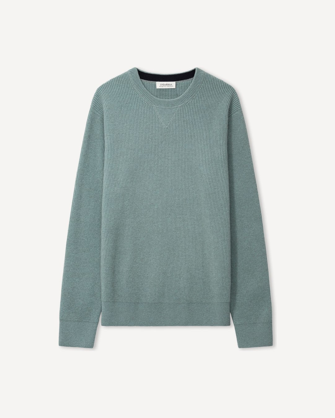 Zorig sweater i cashmere, farve Beryl, fotograferet liggende