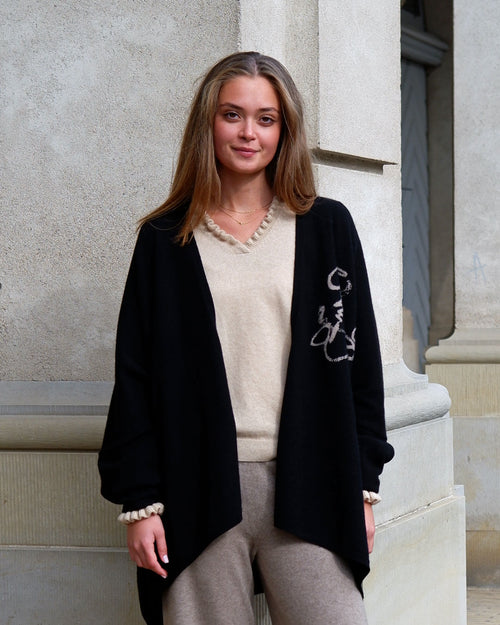 Anu Cashmere Wrap-Poncho