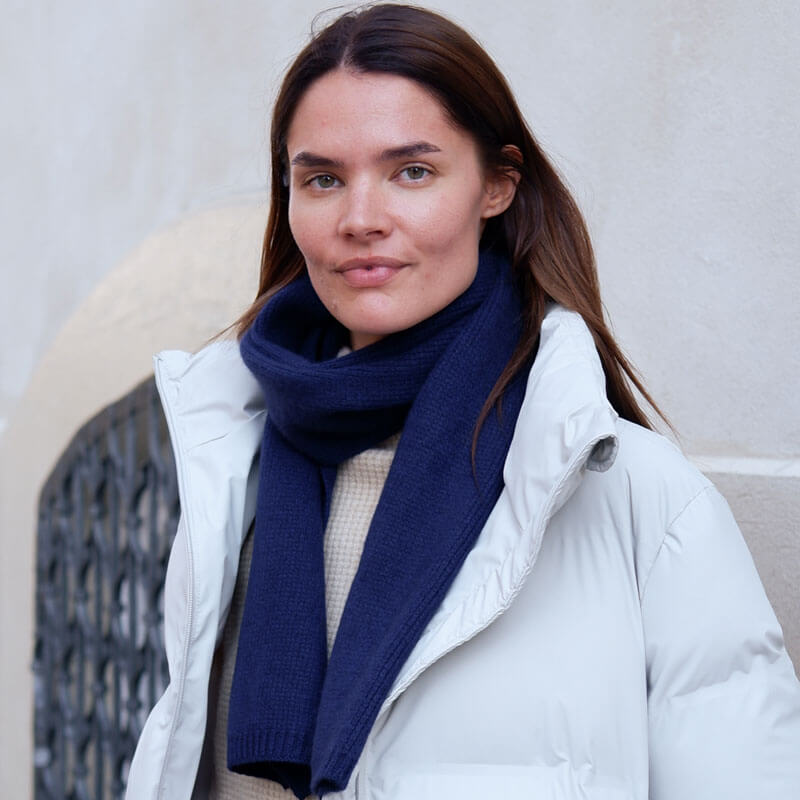 Elegant cashmere halstørklæde