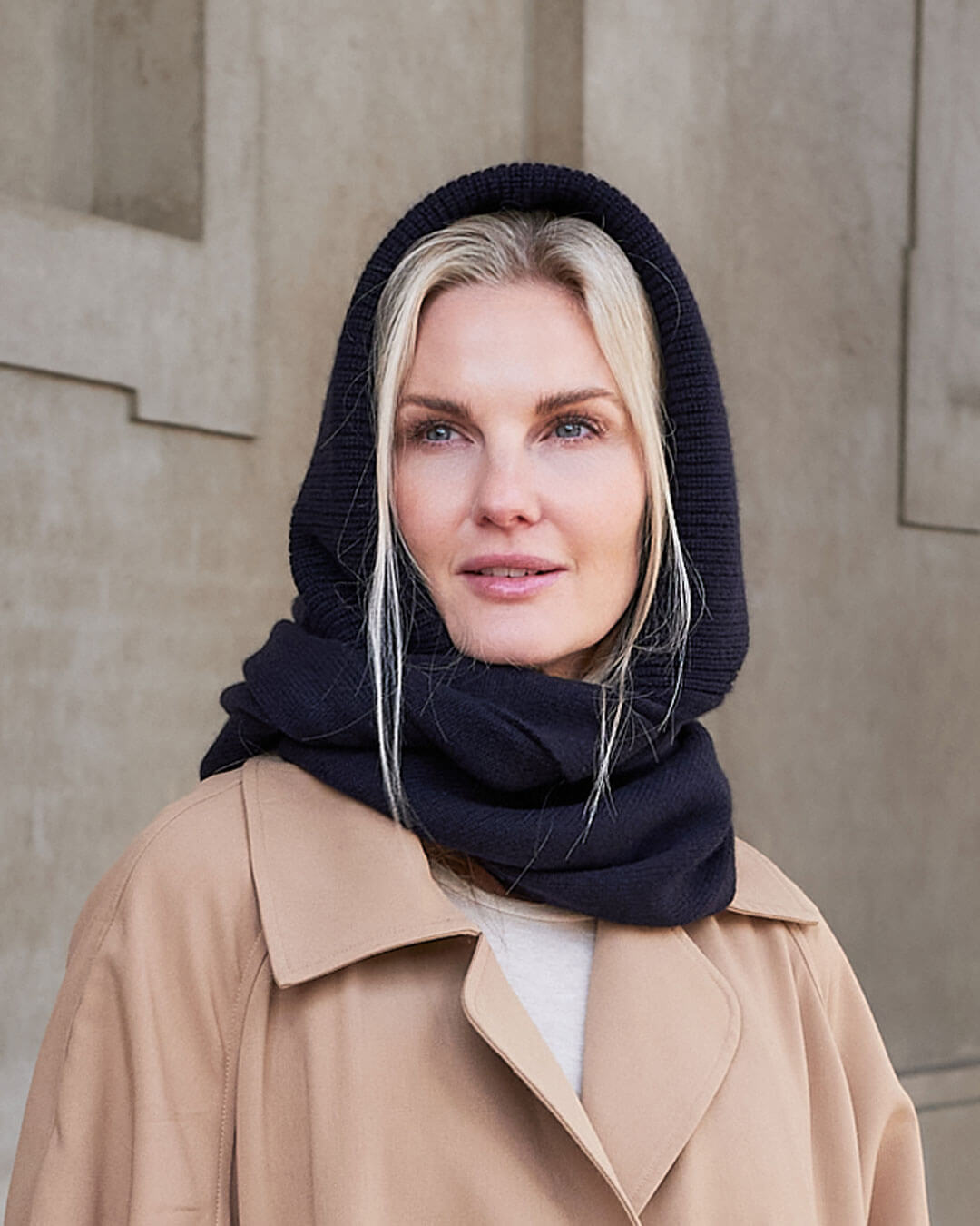 Munkh Cashmere Hood Scarf