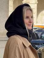 Kashmir halsduk med huva från Munkh