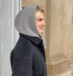 Kashmir halsduk med huva från Munkh