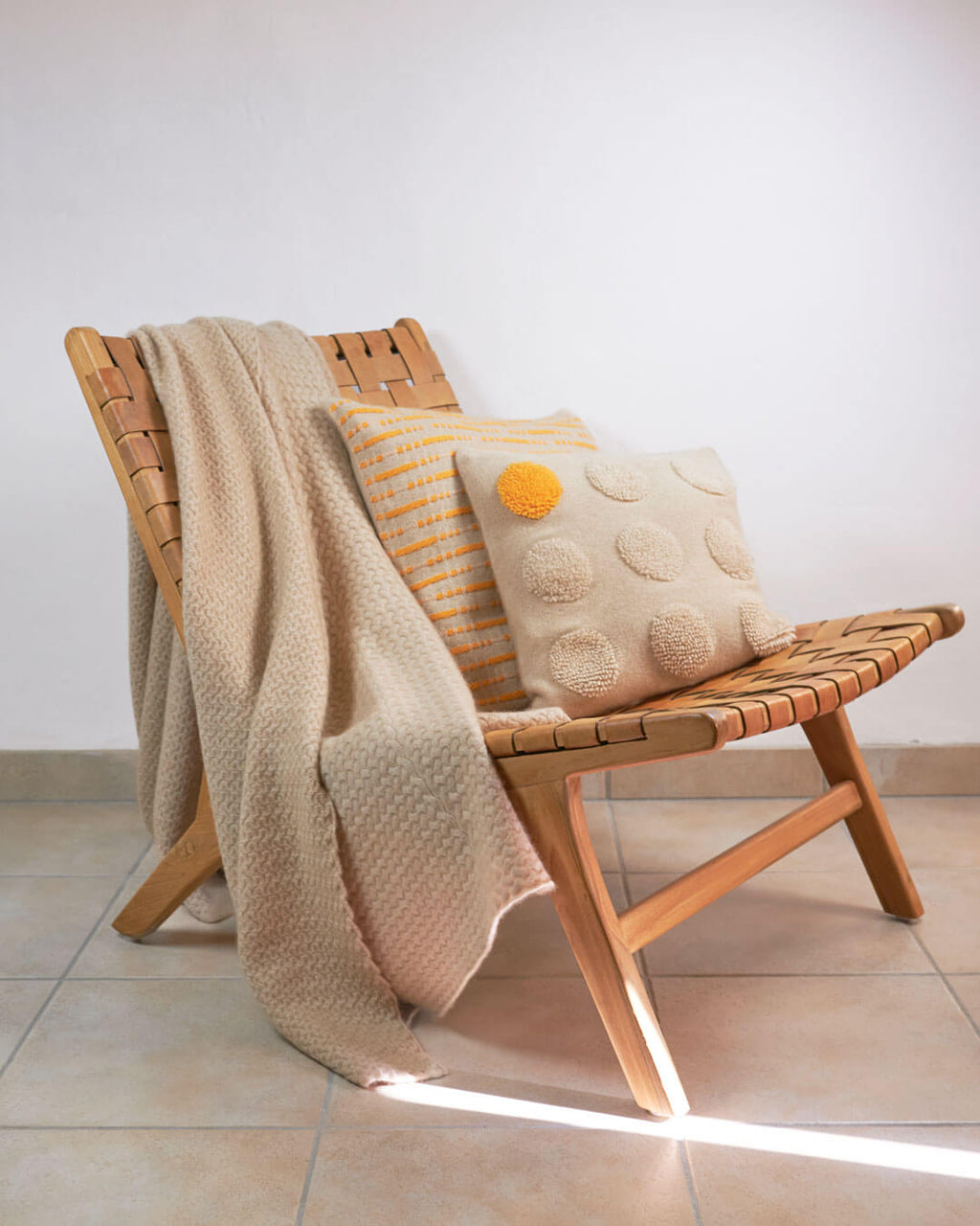 Enkhjin cashmere plaid