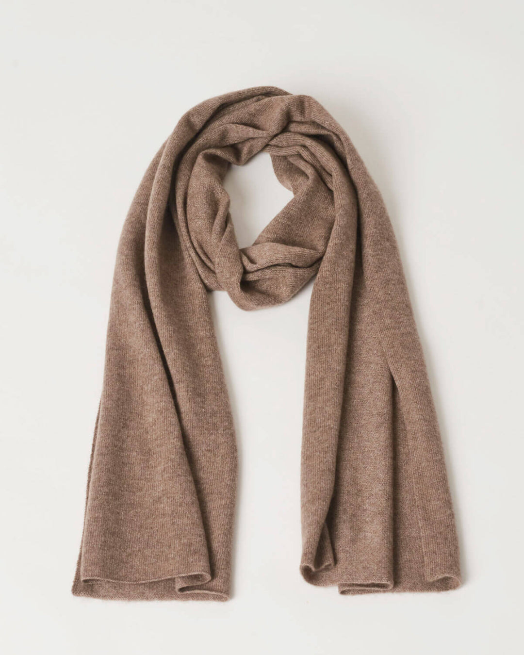 Undarmaa's lette cashmere tørklæde i mørk gråbeige