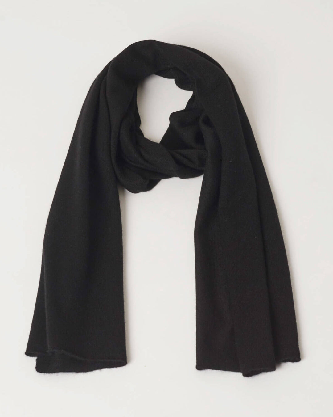 Undarmaa's lette cashmere tørklæde i sort