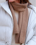 Kamelullskjerf, beige kamel