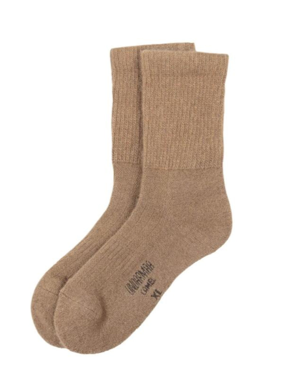 Kameluldsokker fra Undarmaa i brun naturfarve