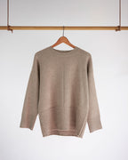Saran Cashmere Pullover i farven Natural Taupe