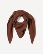 Nahia tørklæde i cashmere, farve Terracotta, fotograferet liggende