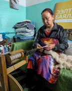 Eeltei håndspundet cashmere garn