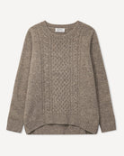 Naran bluse i yakuld, farve Natural platinum grey, fotograferet liggende