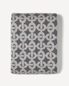 Tsas Cashmere Plaid i cashmere, farve Moonstone, vist fra bagsiden, fotograferet liggende
