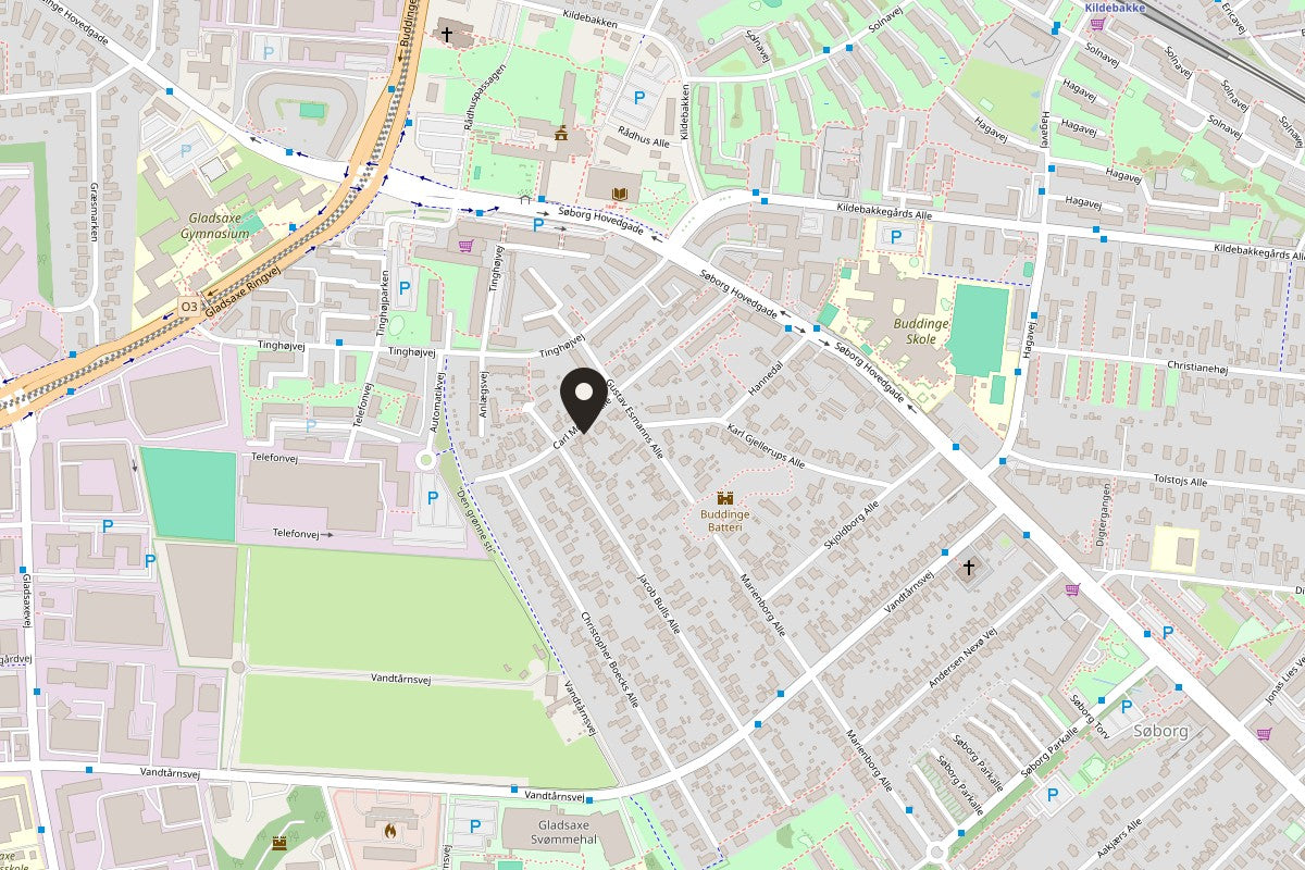 Kort: Carl Møllers Allé 33, Søborg
