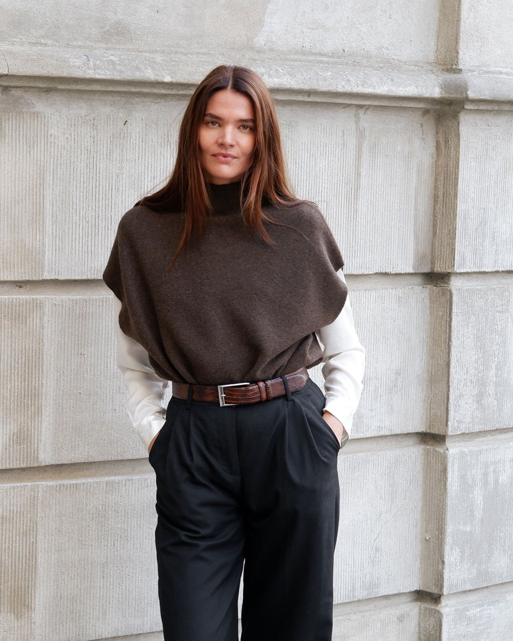 Solongo yakuld vest i 100% yakuld