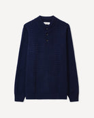 Tengri trøje i cashmere, farve Cobalt blue, fotograferet liggende