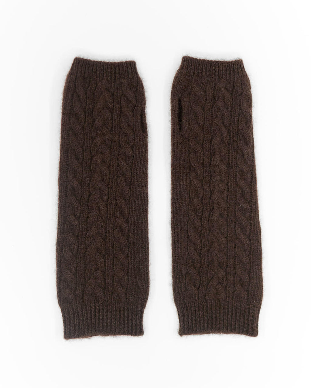 Yakuld håndledsvarmere i mørk dark brown