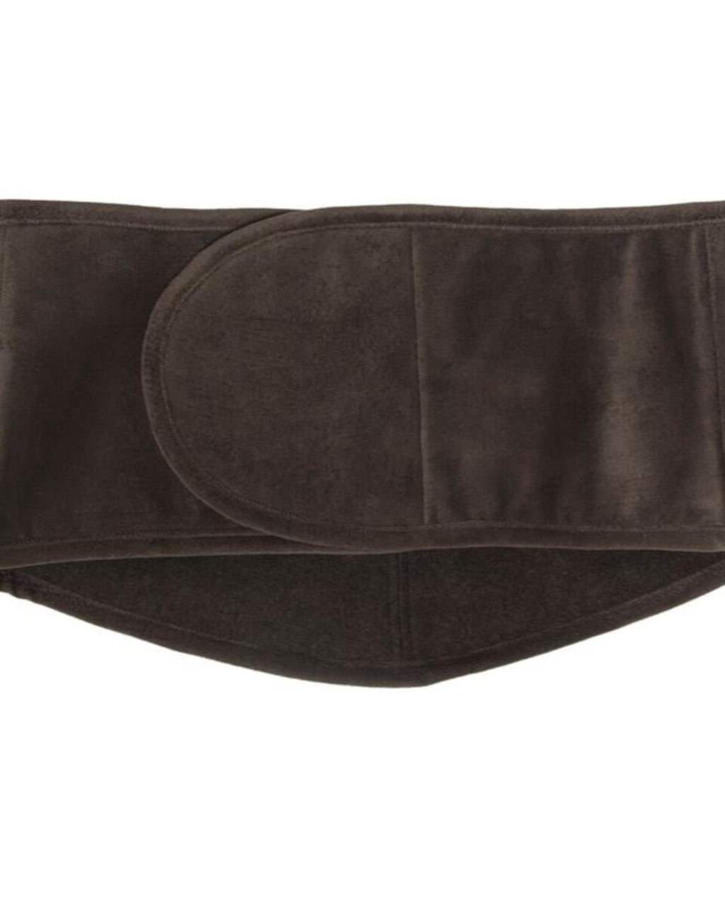 Yakuld lændebælte præsenteret fladt for at vise form og design.