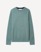 Zorig sweater i cashmere, farve Beryl, fotograferet liggende