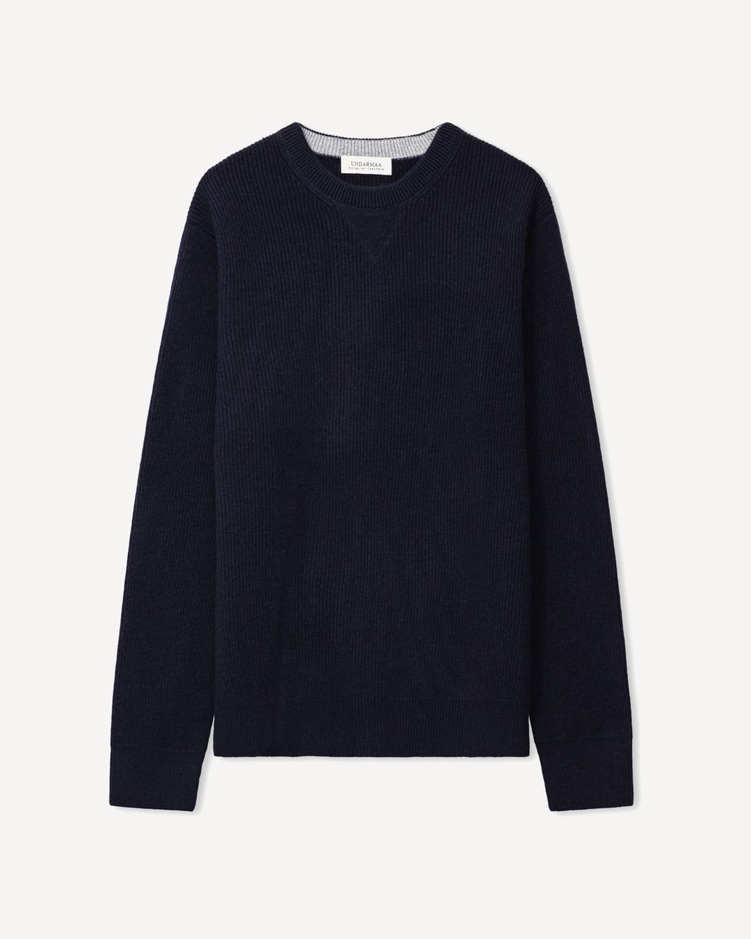 Zorig sweater i cashmere, farve Dark navy, fotograferet liggende